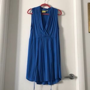 Blue Maeve Anthropologie Wrap Dress